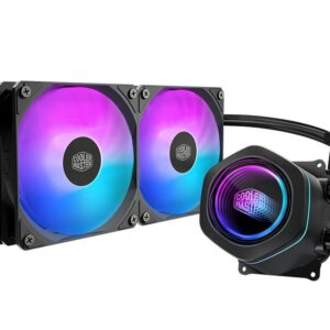Cooler Master MasterLiquid 240 Core – 240mm AIO Liquid CPU Cooler with ARGB Fans