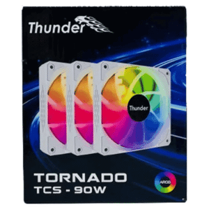 Thunder Tornado TCS-90 ARGB Fan Kit (White)