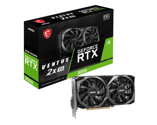 MSI GeForce RTX 3050 VENTUS 2X XS 8G OC Graphics Card
