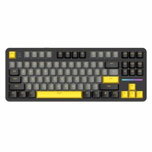 ATTACK SHARK X87 Wireless Gasket Mechanical Keyboard – Blueberry Switch, RGB, Tri-Mode - Star Black