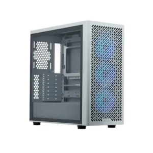 Cooler Master Elite 502 White Mid‑Tower Gaming PC Case – High‑Airflow ATX Chassis