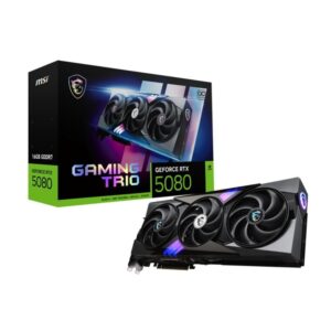 MSI GeForce RTX 5080 GAMING TRIO OC 16GB GDDR7 Graphics Card