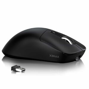 ATTACK SHARK X3MAX Wireless Gaming Mouse Black 49g Superlight, PAW3950 Sensor, Tri-Mode, 42000 DPI