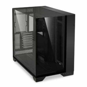 Lian Li O11 Vision Compact Mid-Tower ATX Gaming Case – Black & White | Premium Showcase