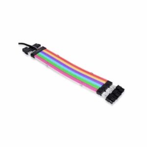 Lian Li Strimer Plus V2 Triple 8-Pin RGB VGA Power Cable – Next-Gen Addressable Lighting White