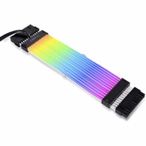 Lian Li Strimer Plus V2 24-Pin ARGB Motherboard Extension Cable – Premium RGB Lighting