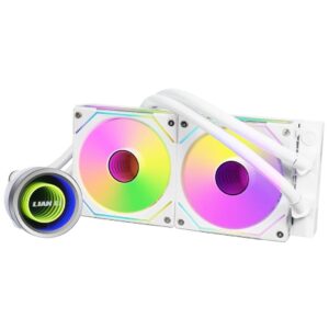 Lian Li GA II Trinity 240 SL-INF White – Premium AIO Liquid CPU Cooler