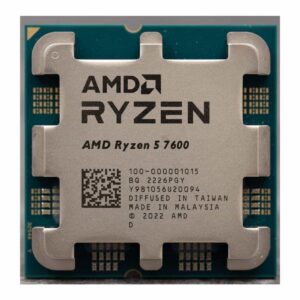 AMD Ryzen 5 7600 6-Core 12-Thread Zen 4 Desktop Processor (Tray)