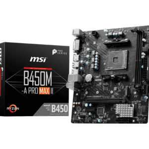 MSI B450M-A PRO MAX II Micro-ATX AM4 Motherboard